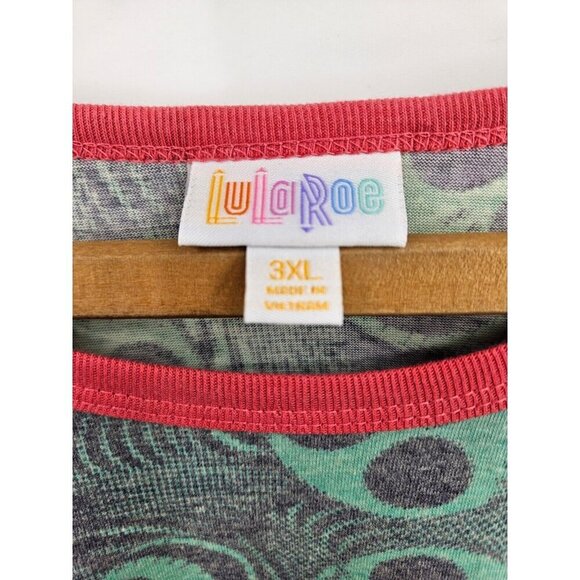 New Lularoe Disney Randy Raglan Tee Womens 3XL Jack Skellington - Picture 2 of 5